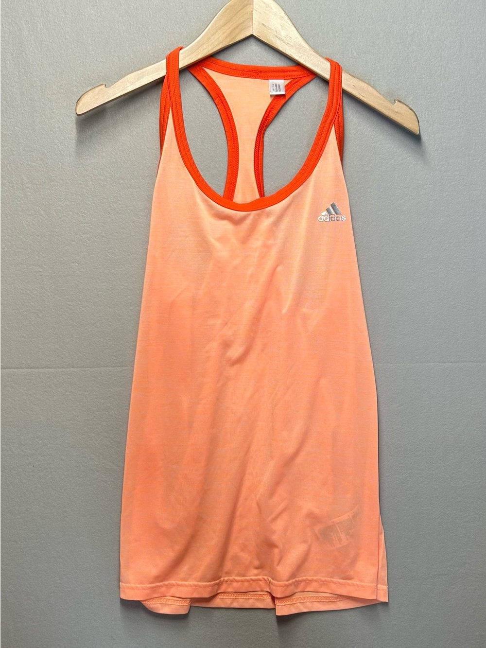 💜 Adidas Climalite Women's Orange Racerback Tank Top
